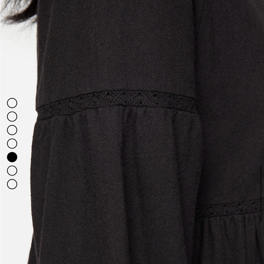 Black Button-Down Dress - image 6